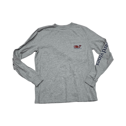 Playera Manga Larga Vineyard Vines Chico S Azul