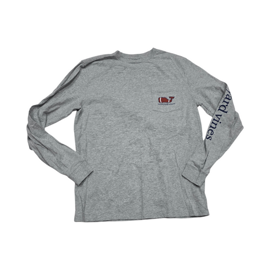 Playera Manga Larga Vineyard Vines Chico S Azul
