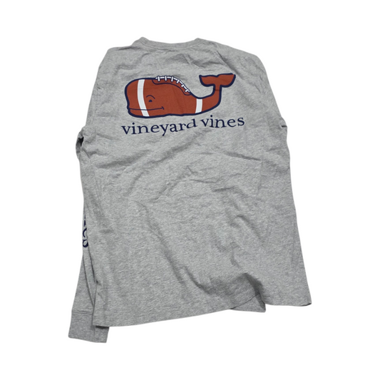Playera Manga Larga Vineyard Vines Chico S Azul