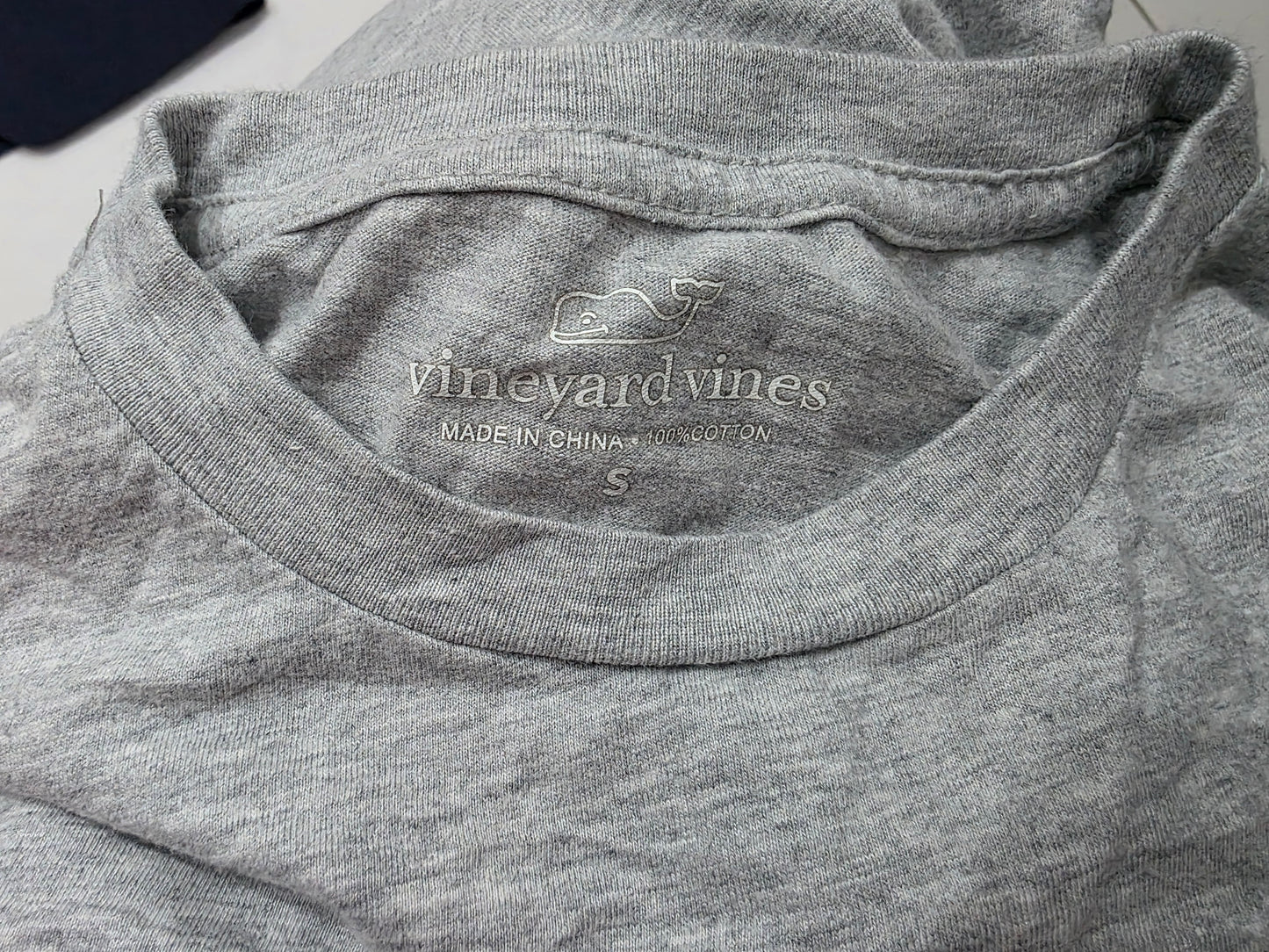 Playera Manga Larga Vineyard Vines Chico S Azul