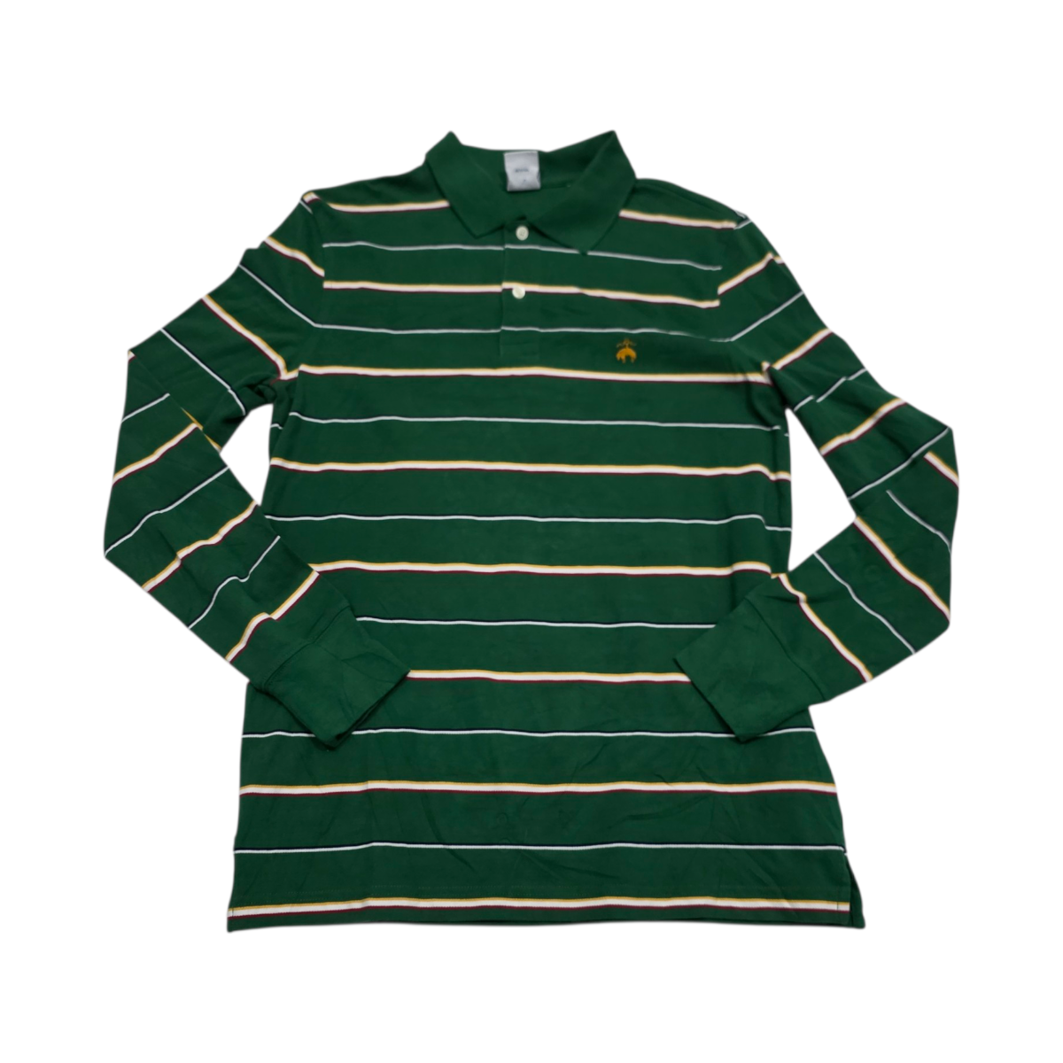 Payera Manga Larga Brooks Brothers Mediana M Slimfit Verde