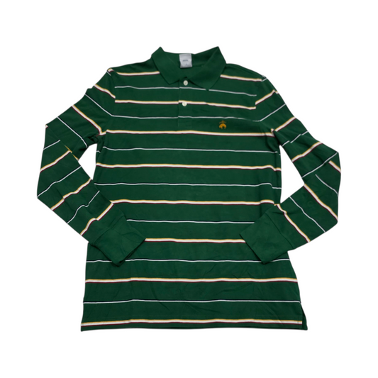 Payera Manga Larga Brooks Brothers Mediana M Slimfit Verde
