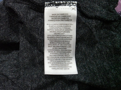 Playera Manga Larga Ralph Lauren Grande Custom Slimfit Gris