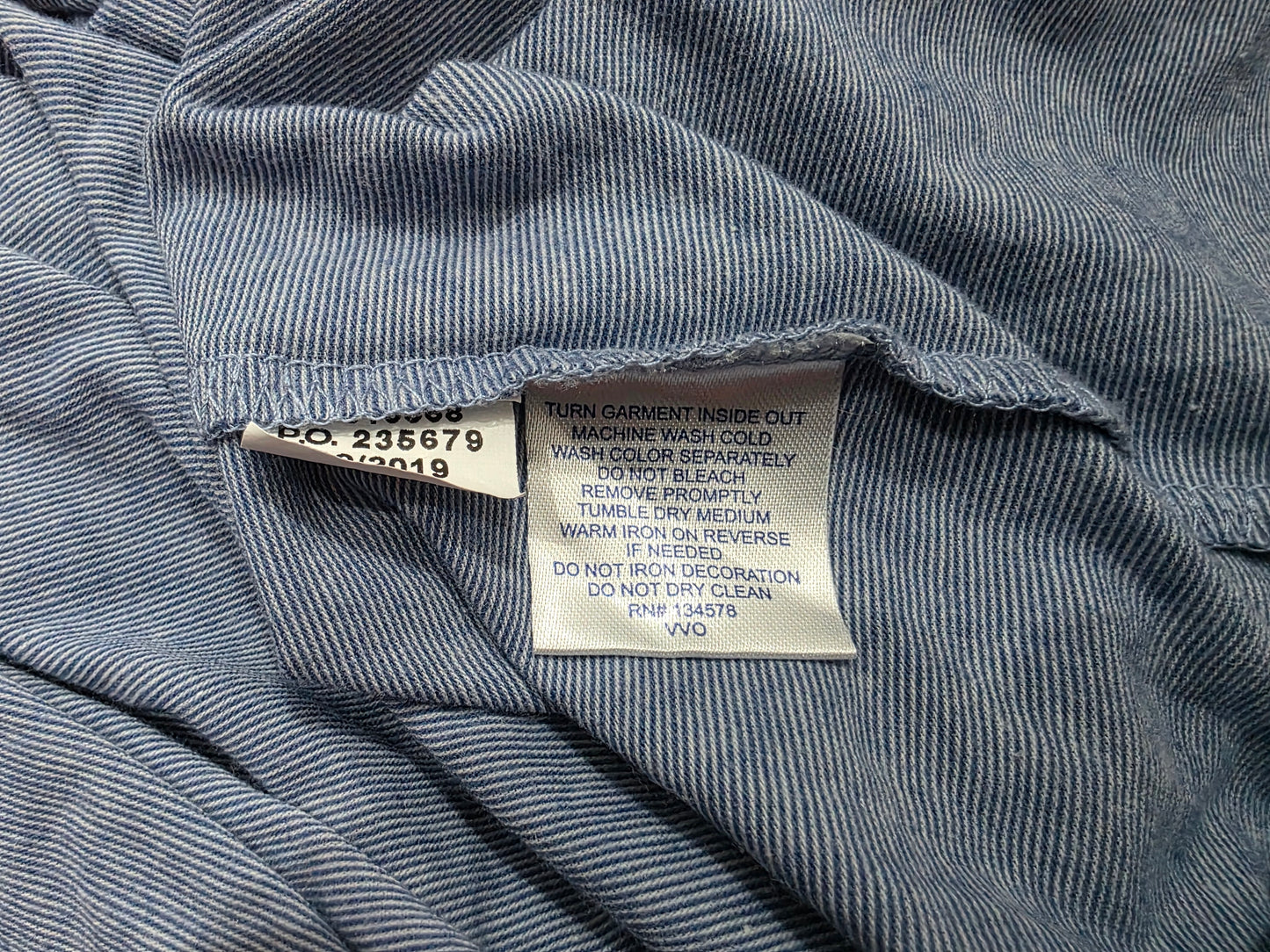 Playera Con Gorro Vineyard Vines Grande L Azul Claro