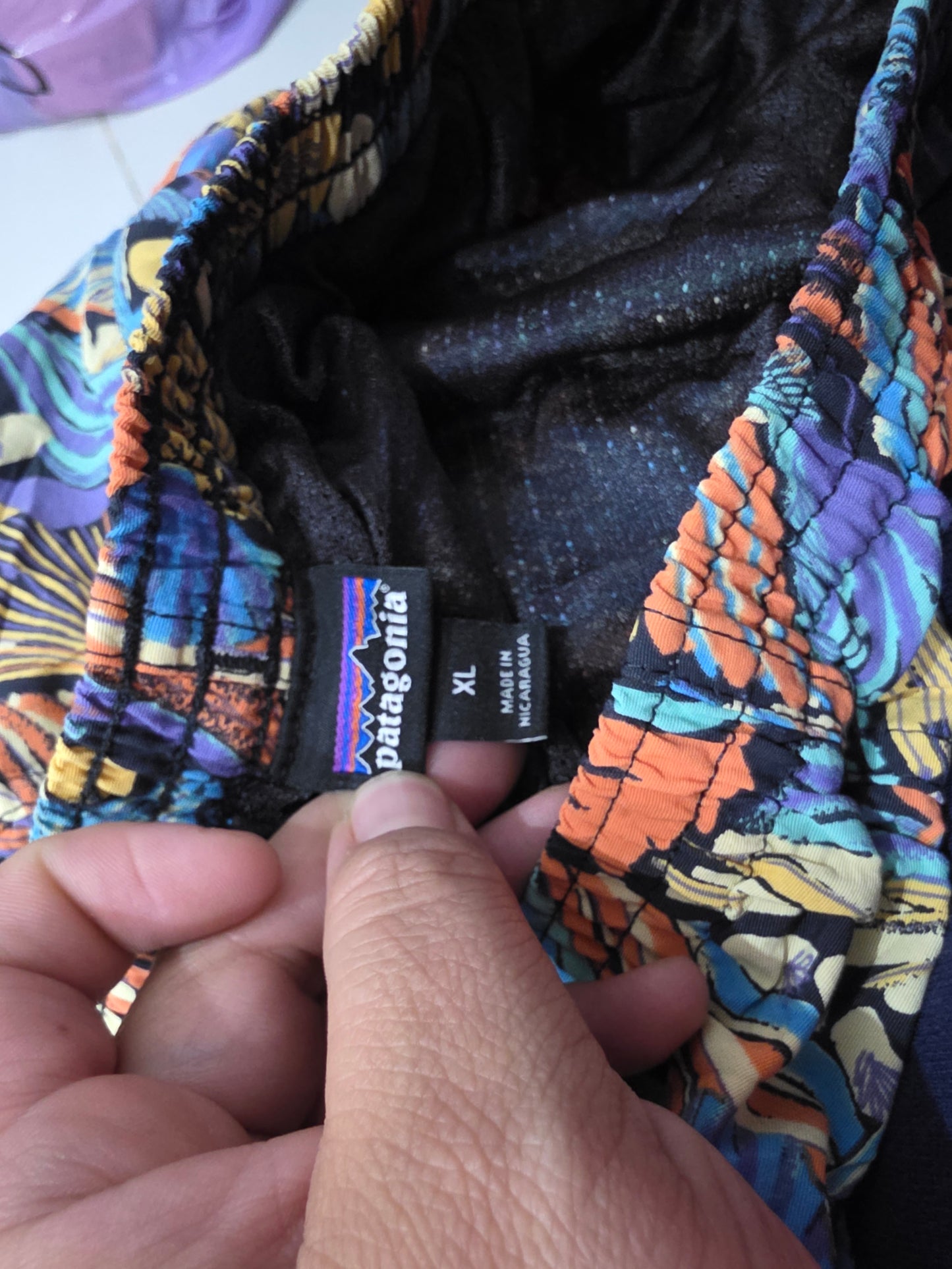 Bermuda Patagonia Xgrande Xl Azul Figuras