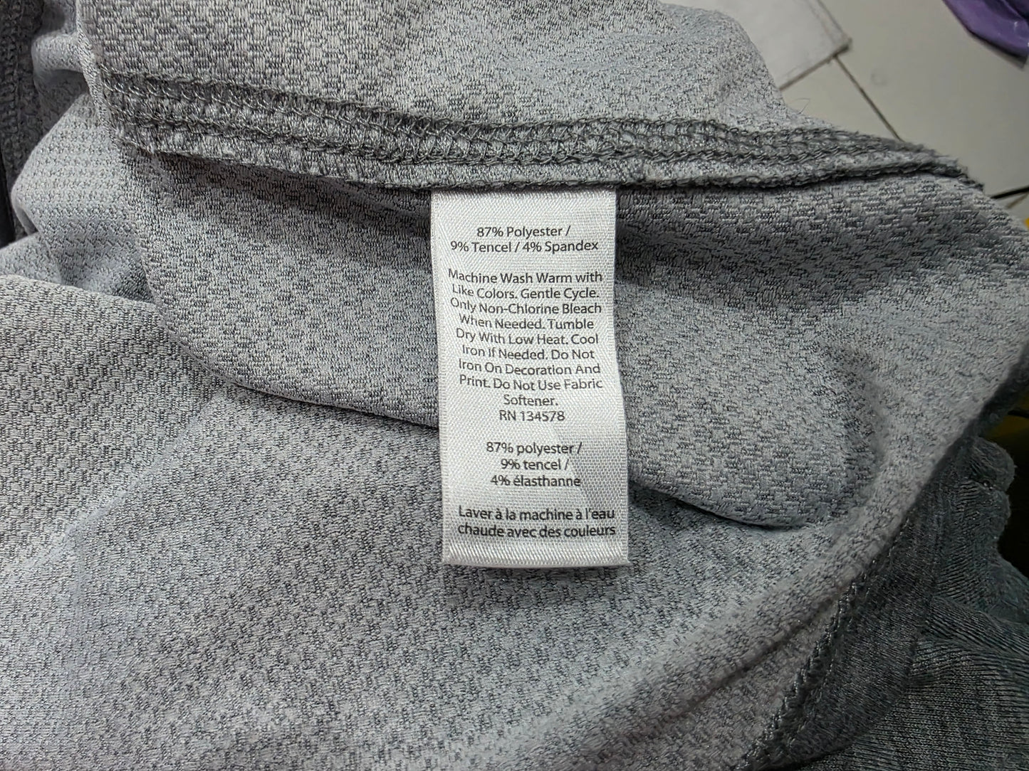 Playera Con Gorro Vineyard Vines Performance Xchico Xs Gris (Usado)