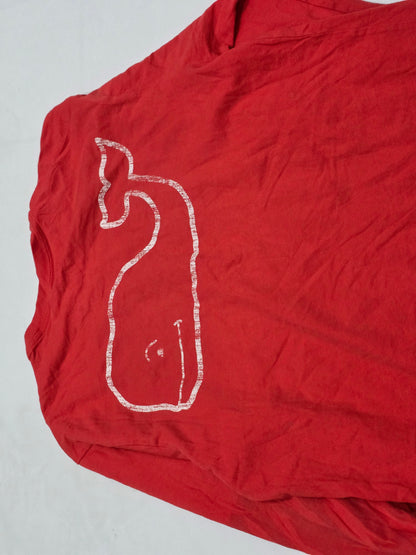 Playera Manga Larga Vineyard Vines Xchico XS Rojo