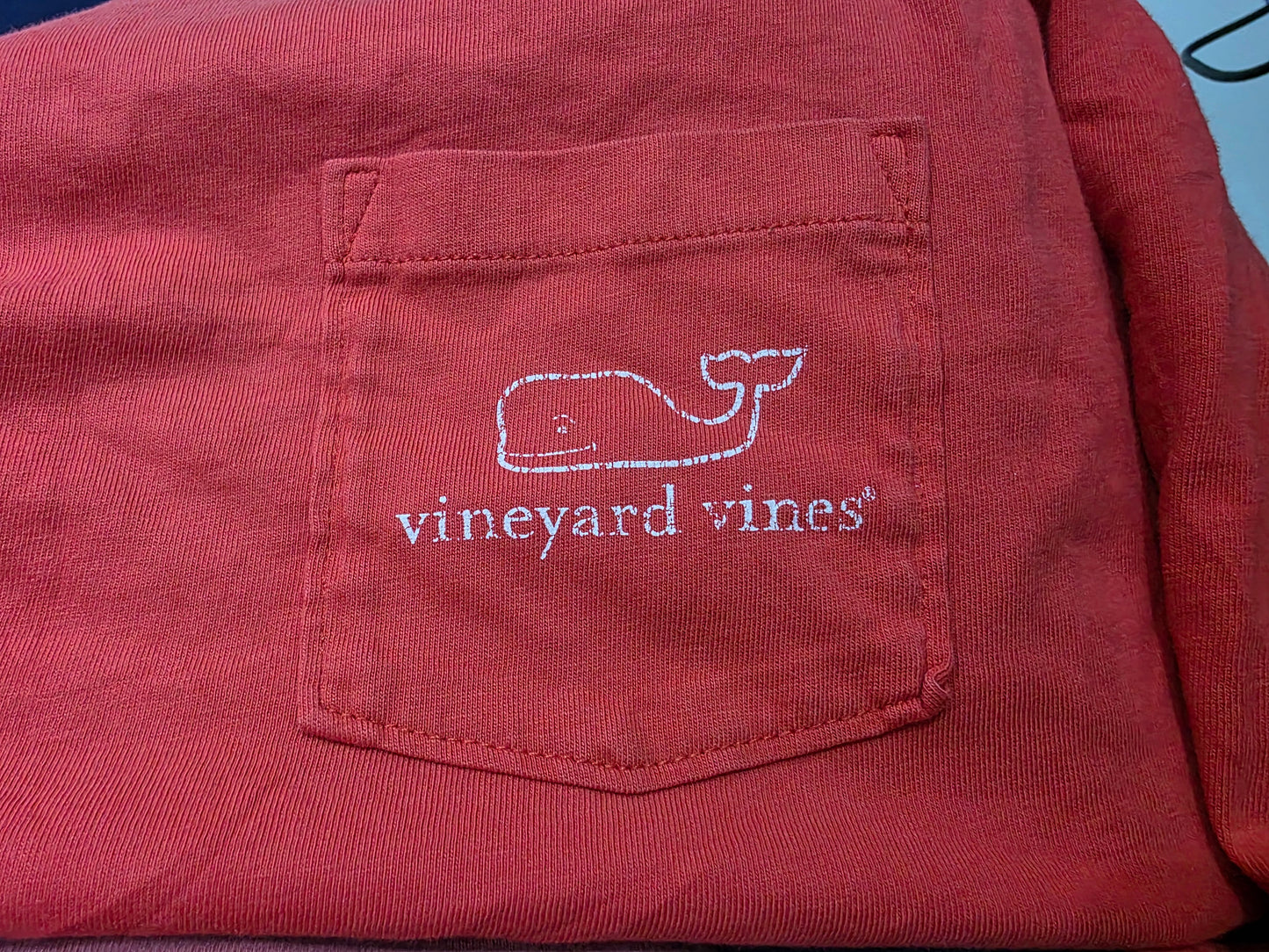 Playera Manga Larga Vineyard Vines Xchico XS Rojo