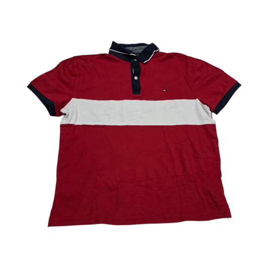 Playera Polo Tommy Hilfiger Chico S Rojo