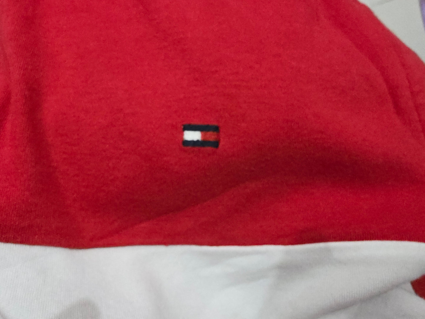 Playera Polo Tommy Hilfiger Chico S Rojo