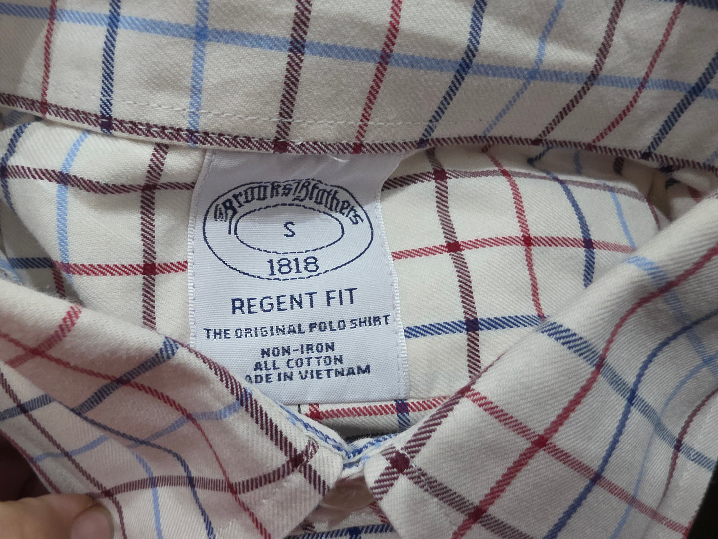 Camisa Brooks Brothers Chico S Regent Fit Beige