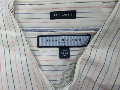 Camisa Tommy Hilfiger Mediana 15 1/2 Regular Fit Blanca (Usado)