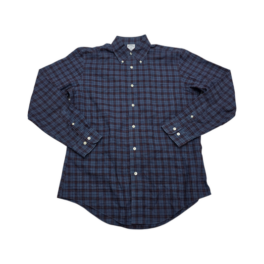 Camisa Brooks Brothers Mediano Regent Azul Vinos Cuadro (Usado)