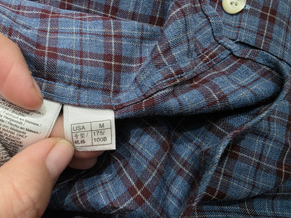 Camisa Brooks Brothers Mediano Regent Azul Vinos Cuadro (Usado)