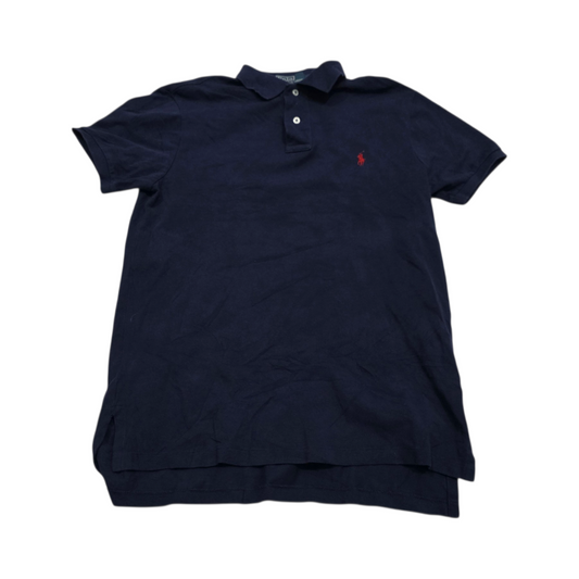 Playera Polo Ralph Lauren Mediana Custom Fit Azul (Usado)