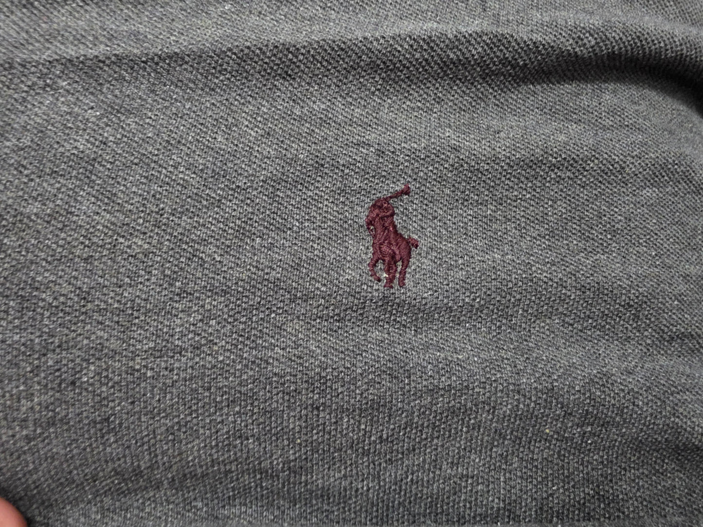 Playera Polo Ralph Lauren Mediana M Gris (Usado)