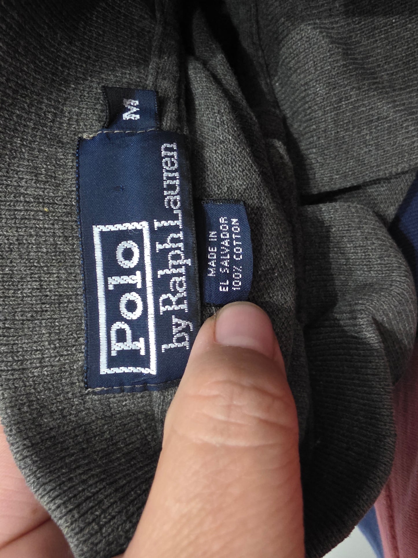 Playera Polo Ralph Lauren Mediana M Gris (Usado)
