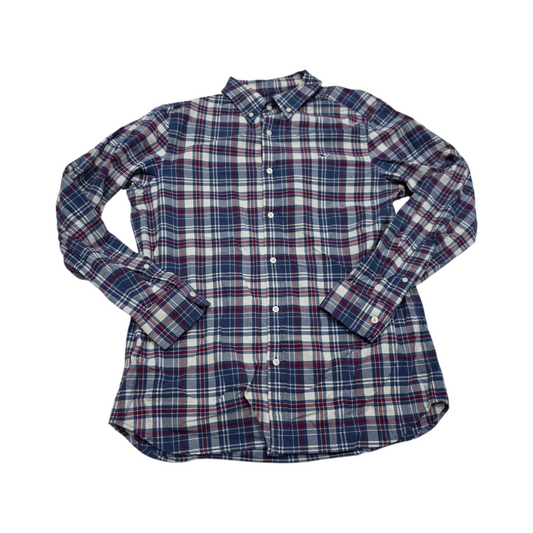 Camisa Vineyard Vines Mediana M Classic Fit Cuadro Azul (Usado)