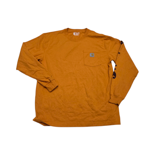 Playera Manga Larga Carhartt Mediana M Naranja (Usado)