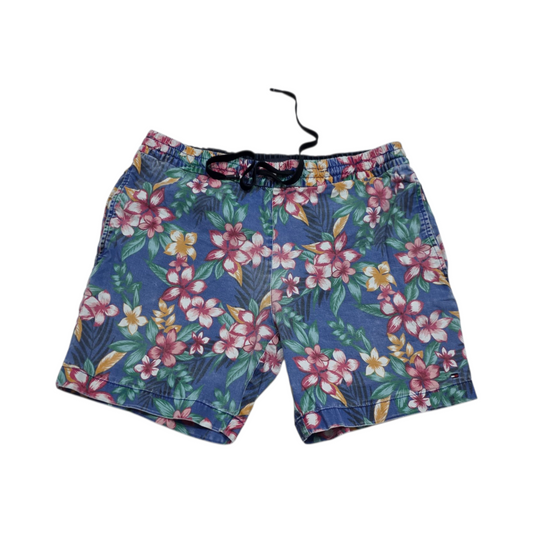 Bermuda Tommy Hilfiger Mediana M Azul Flores (Usado)