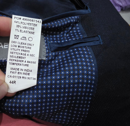 Saco Michael Kors 44r Azul Poliester