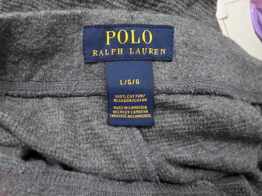Pijama Ralph Lauren Grande L Gris