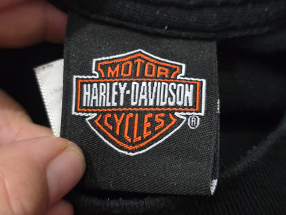 Playera Harley Davidson Grande L Negro Logo Mujer