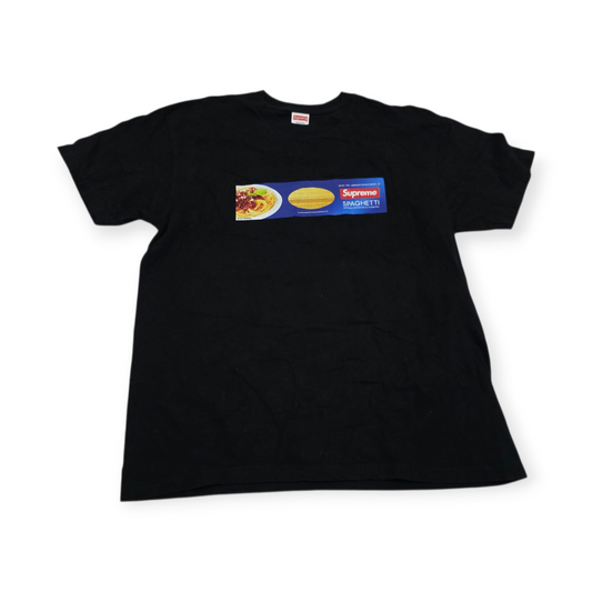 Playera Supreme Grande L Negro Spaghetti