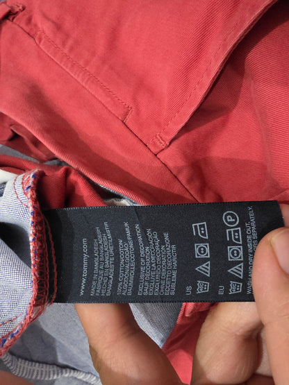 Bermuda Tommy Hilfiger Talla 34 Coral Oscuro