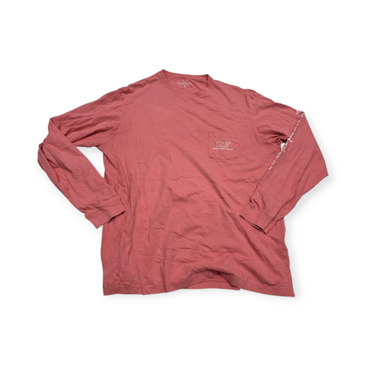 Playera Manga Larga Vineyard Vines Xgrande Xl Coral