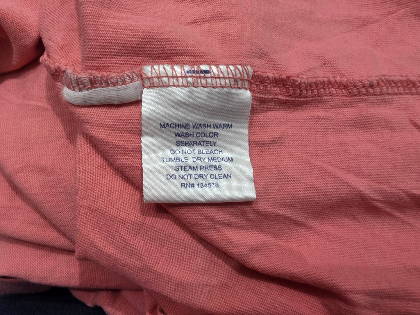 Playera Manga Larga Vineyard Vines Xgrande Xl Coral