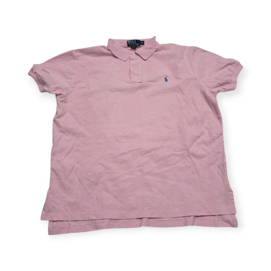 Playera Polo Ralph Lauren Xgrande Rosa Pony Azul