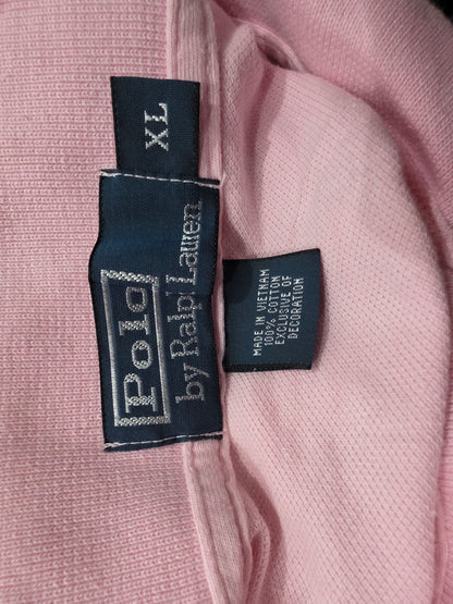Playera Polo Ralph Lauren Xgrande Rosa Pony Azul