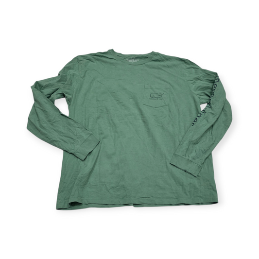 Playera Manga Larga Vineyard Vines Verde Xgrande