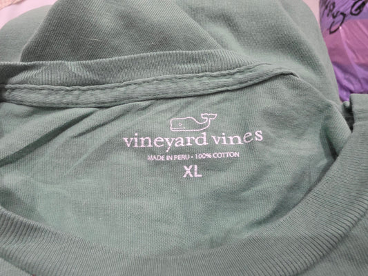 Playera Manga Larga Vineyard Vines Verde Xgrande