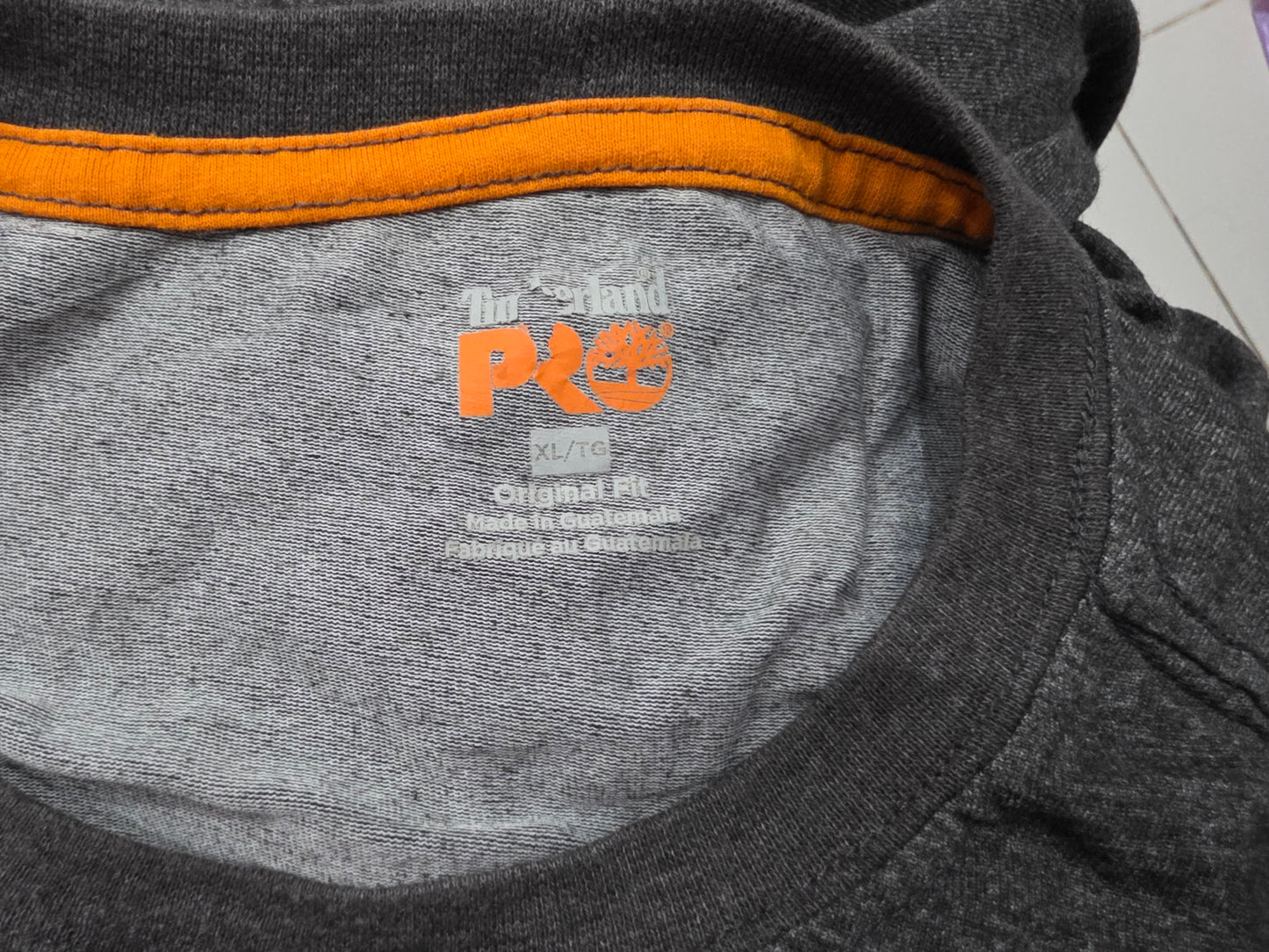 Playera Manga Larga Timberland Pro Xgrande Xl Gris