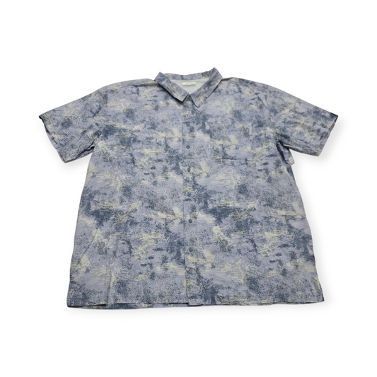 Camisa Manga Corta Columbia 2xl Azul