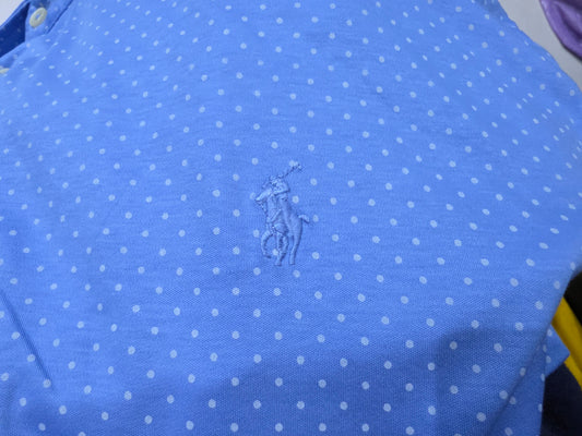 Playera Polo Ralph Lauren 2xl Custom Slimfit Azul