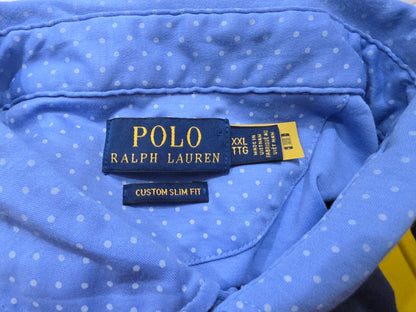 Playera Polo Ralph Lauren 2xl Custom Slimfit Azul