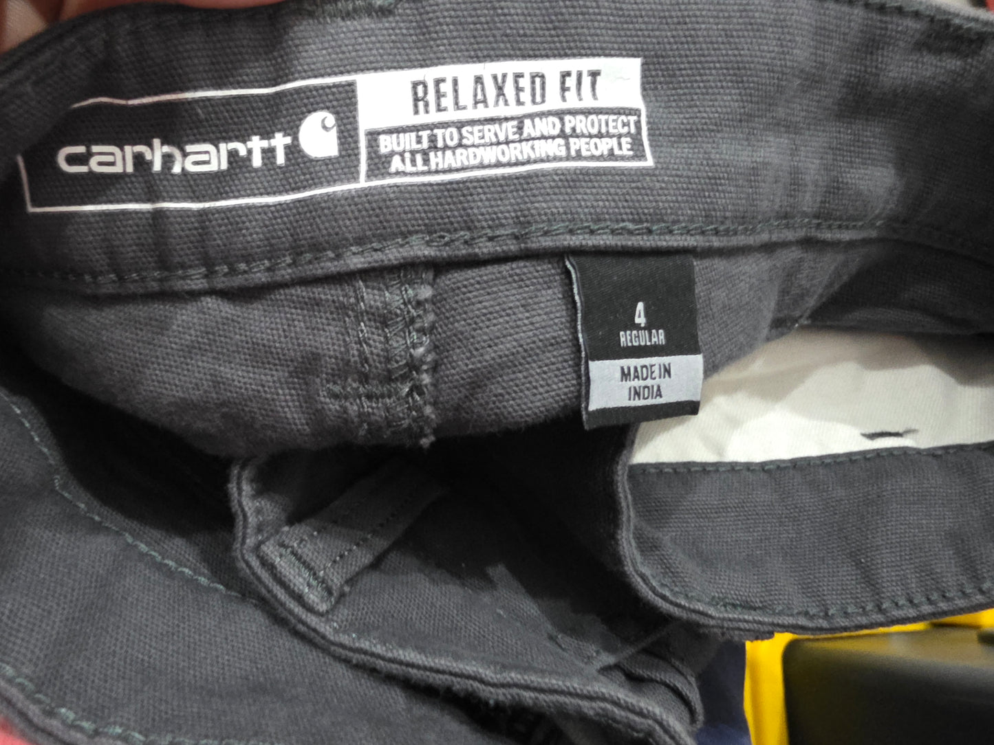 Pantalon Carhartt Mujer Relaxed Fit Gris 4 Regular