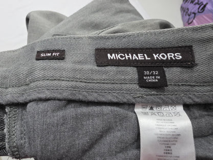 Pantalon Michael Kors 30x32 Slimfit Gris