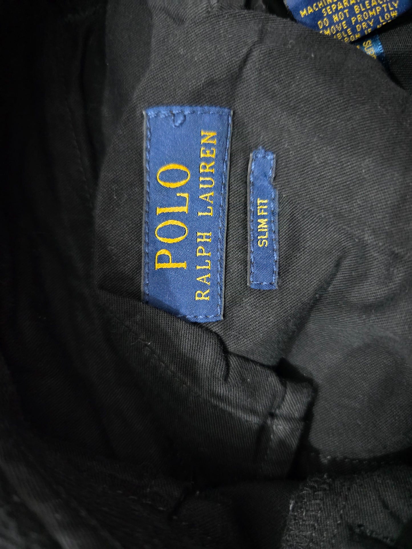 Pantalon Ralph Lauren 33x32 Slimfit Negro