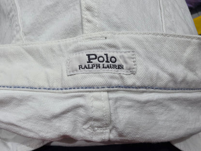 Pantalon Ralph Lauren 36x32 Slimfit Blanco