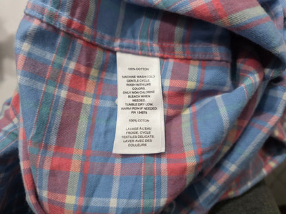 Camisa Vineyard Vines Adolescente Xl Cuadro Azul