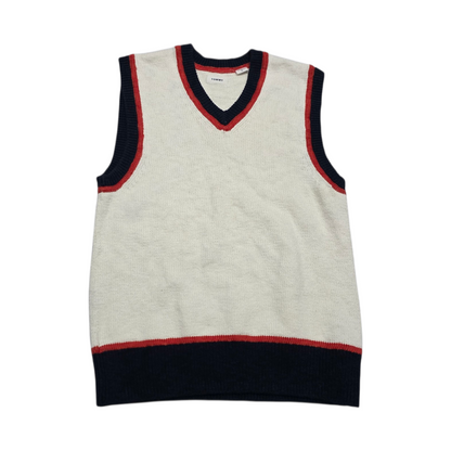 Chaleco Tommy Hilfiger Chico S Blanco, Azul Y Rojo