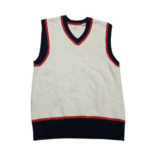Chaleco Tommy Hilfiger Chico S Blanco, Azul Y Rojo