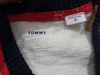 Chaleco Tommy Hilfiger Chico S Blanco, Azul Y Rojo