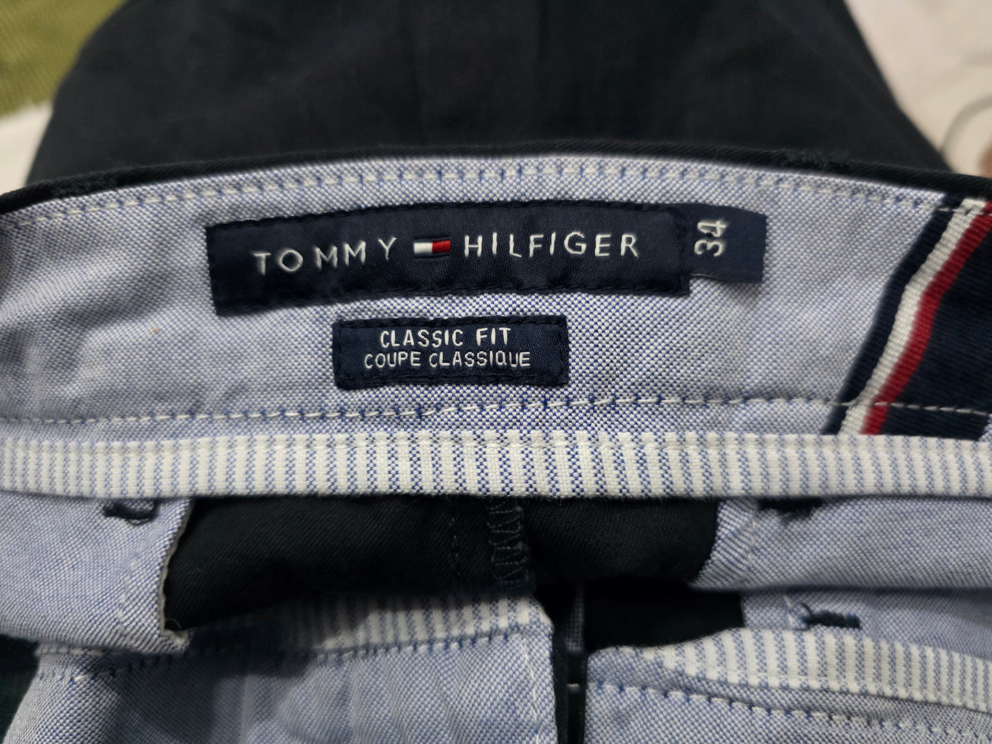 Bermuda Tommy Hilfiger Talla 34 Classic Fit Azul