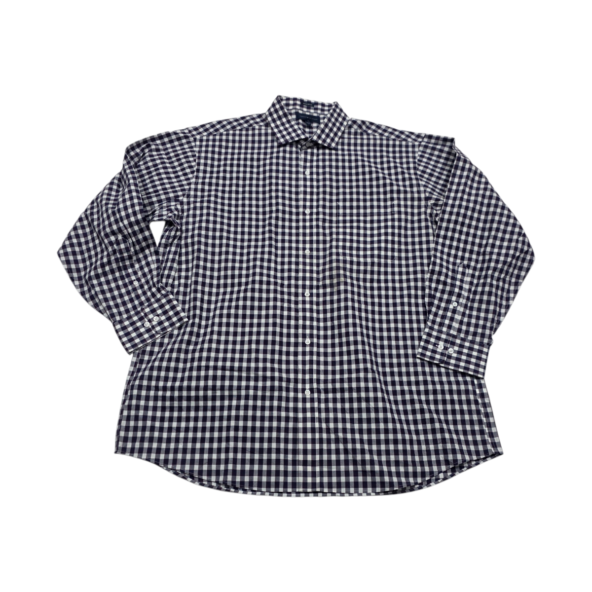 Camisa Tommy Hilfiger Xgrande 17 1/2 34-35 Azul Cuadro