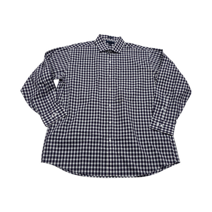 Camisa Tommy Hilfiger Xgrande 17 1/2 34-35 Azul Cuadro